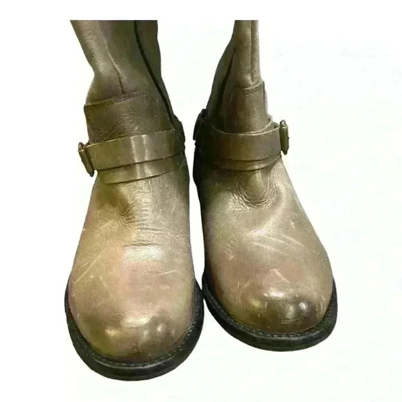 Hinge Dakota Knee High Outer Leather Riding Boots Size 5.5 new - Picture 6 of 14